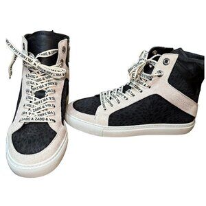 Zadig & Voltaire Black and White Sneakers